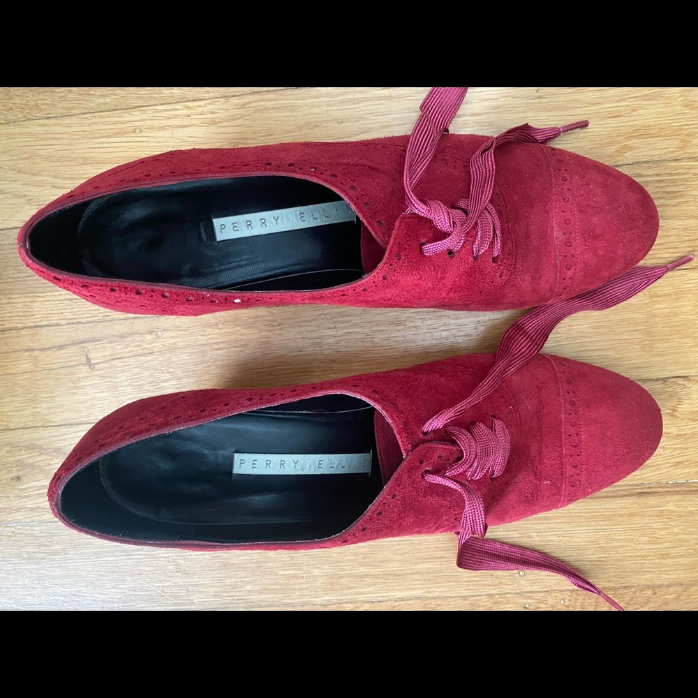 Vintage Perry Ellis Suede Shoes